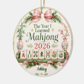 Het jaar waarin ik Mahjong leerde - ornament cadea (Links)