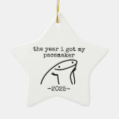 Het jaar waarin ik mijn pacemaker kreeg, hartopera keramisch ornament (Voorkant)