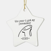 Het jaar waarin ik mijn pacemaker kreeg, hartopera keramisch ornament (Links)