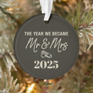 Het jaar waarin we meneer en mevrouw werden 2025 G Ornament