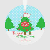 Het jaar waarin we thuisbleven 2020: kerstboom ornament (achterkant)