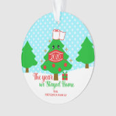 Het jaar waarin we thuisbleven 2020: kerstboom ornament (voorkant)