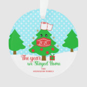 Het jaar waarin we thuisbleven 2020: kerstboom ornament (voorkant)