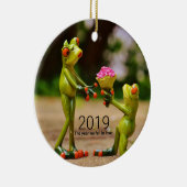 Het jaar waarin we verliefd worden keramisch ornament (Rechts)