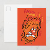 HET JAAR ZONDER EEN KERSTMAN™ | Hot Head Feestdagenkaart (Voorkant / Achterkant)