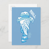 HET JAAR ZONDER EEN KERSTMAN™ | Sneeuw Miser Chill Feestdagenkaart (Voorkant / Achterkant)