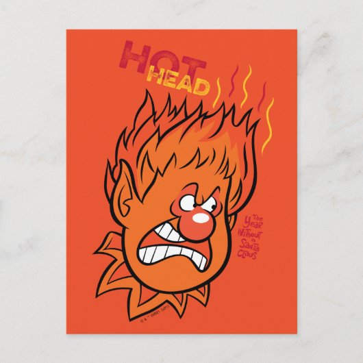 HET JAAR ZONDER EEN KLAAS™ | Heethoofd Feestdagenkaart (Voorkant)