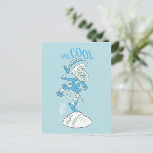 HET JAAR ZONDER EEN KLAAS™ | Mr. Cool Feestdagenkaart (Staand voorkant)