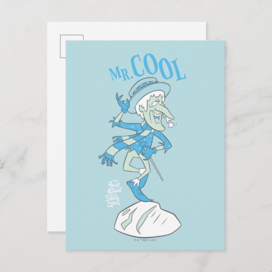 HET JAAR ZONDER EEN KLAAS™ | Mr. Cool Feestdagenkaart (Voorkant / Achterkant)