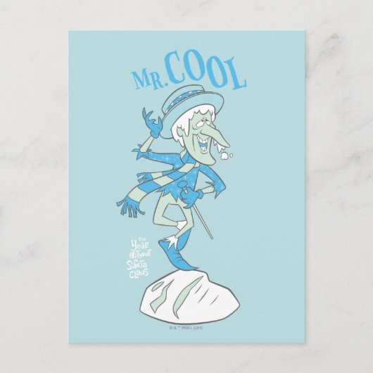 HET JAAR ZONDER EEN KLAAS™ | Mr. Cool Feestdagenkaart (Voorkant)