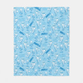 HET JAAR ZONDER EEN SANTA CLAUS™-sneeuwbuispatroon Fleece Deken (Voorkant)