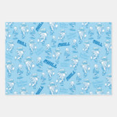 HET JAAR ZONDER EEN SANTA CLAUS™-sneeuwbuispatroon Inpakpapier Vel (Voorkant 3)