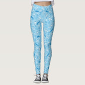 HET JAAR ZONDER EEN SANTA CLAUS™-sneeuwbuispatroon Leggings (Voorkant)