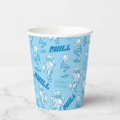 HET JAAR ZONDER EEN SANTA CLAUS™-sneeuwbuispatroon Papieren Bekers (Links)