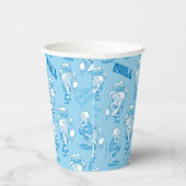 HET JAAR ZONDER EEN SANTA CLAUS™-sneeuwbuispatroon Papieren Bekers (Rechts)