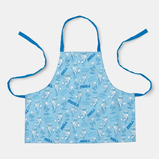 HET JAAR ZONDER EEN SANTA CLAUS™-sneeuwbuispatroon Schort (Voorkant)