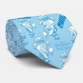 HET JAAR ZONDER EEN SANTA CLAUS™-sneeuwbuispatroon Stropdas (Opgerold)