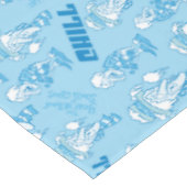 HET JAAR ZONDER EEN SANTA CLAUS™-sneeuwbuispatroon Tafelkleed (Gekanteld)