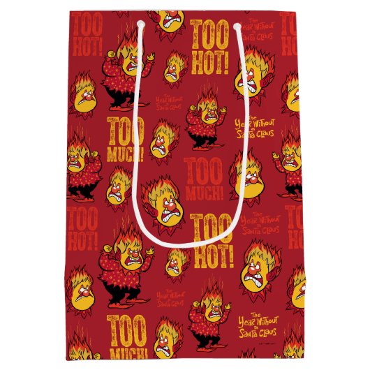 HET JAAR ZONDER EEN SANTA CLAUS™ WARMTEVERENIGD Pa Medium Cadeauzakje (Achterkant)