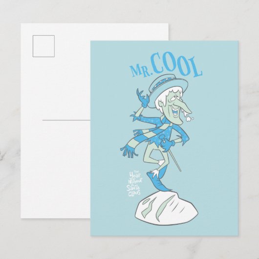 HET JAAR ZONDER SANTA CLAUS™ | de heer Cool Briefkaart (Voorkant / Achterkant)