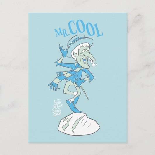 HET JAAR ZONDER SANTA CLAUS™ | de heer Cool Briefkaart (Voorkant)