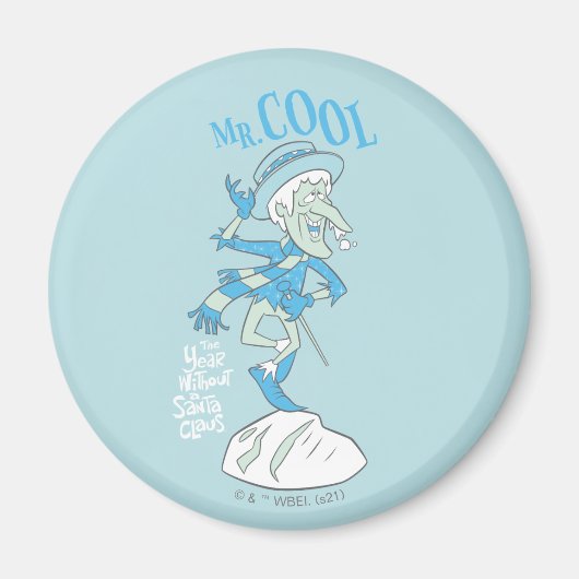 HET JAAR ZONDER SANTA CLAUS™ | de heer Cool Magneet (Voorkant)