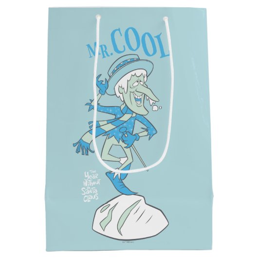 HET JAAR ZONDER SANTA CLAUS™ | de heer Cool Medium Cadeauzakje (Achterkant)