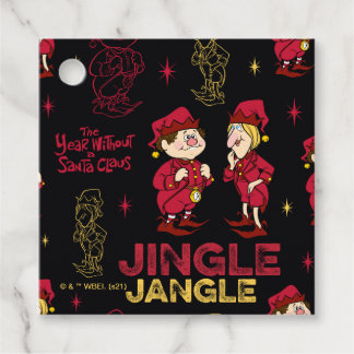 HET JAAR ZONDER SANTA CLAUS™ | Elf Pattern Bedankjes Labels