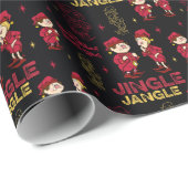 HET JAAR ZONDER SANTA CLAUS™ | Elf Pattern Cadeaupapier (Rol Hoek)