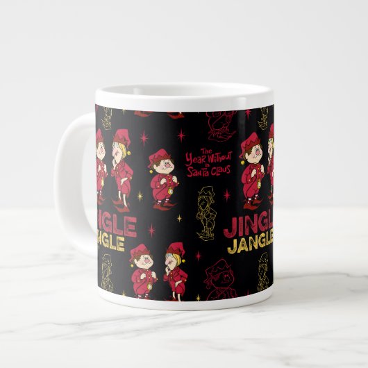 HET JAAR ZONDER SANTA CLAUS™ | Elf Pattern Grote Koffiekop (Links)