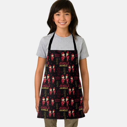 HET JAAR ZONDER SANTA CLAUS™ | Elf Pattern Schort (Insitu)