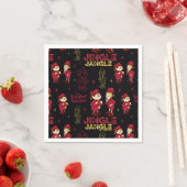 HET JAAR ZONDER SANTA CLAUS™ | Elf Pattern Servet (Insitu)