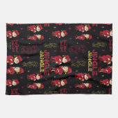 HET JAAR ZONDER SANTA CLAUS™ | Elf Pattern Theedoek (Horizontaal)