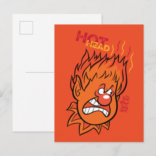 HET JAAR ZONDER SANTA CLAUS™ | Hete kop Briefkaart (Voorkant / Achterkant)