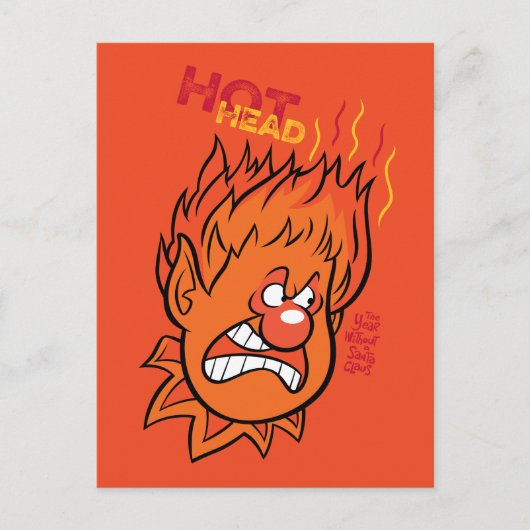 HET JAAR ZONDER SANTA CLAUS™ | Hete kop Briefkaart (Voorkant)