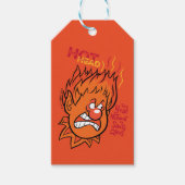 HET JAAR ZONDER SANTA CLAUS™ | Hete kop Cadeaulabel (Voorkant)