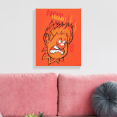 HET JAAR ZONDER SANTA CLAUS™ | Hete kop Canvas Afdruk (Insitu (Woonkamer))