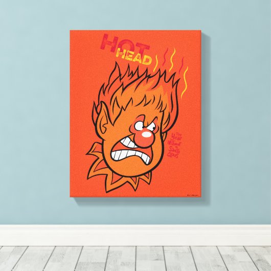 HET JAAR ZONDER SANTA CLAUS™ | Hete kop Canvas Afdruk (Insitu (Houten vloer))