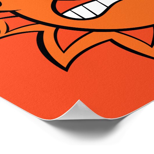 HET JAAR ZONDER SANTA CLAUS™ | Hete kop Poster (Hoek)