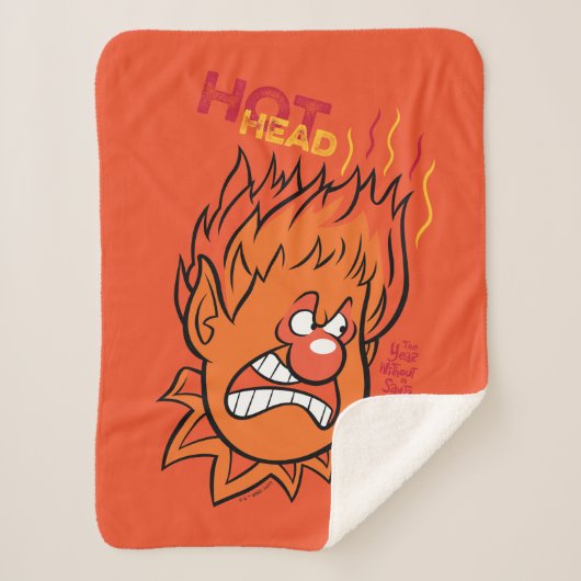 HET JAAR ZONDER SANTA CLAUS™ | Hete kop Sherpa Deken (Voorkant)