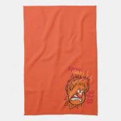 HET JAAR ZONDER SANTA CLAUS™ | Hete kop Theedoek (Verticaal)