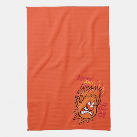 HET JAAR ZONDER SANTA CLAUS™ | Hete kop Theedoek (Verticaal)