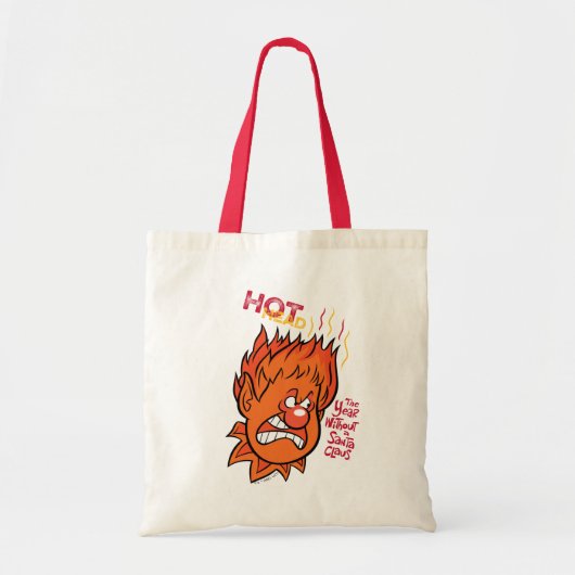 HET JAAR ZONDER SANTA CLAUS™ | Hete kop Tote Bag (Voorkant)
