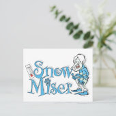 HET JAAR ZONDER SANTA CLAUS™ | Sneeuwpop Feestdagenkaart (Staand voorkant)