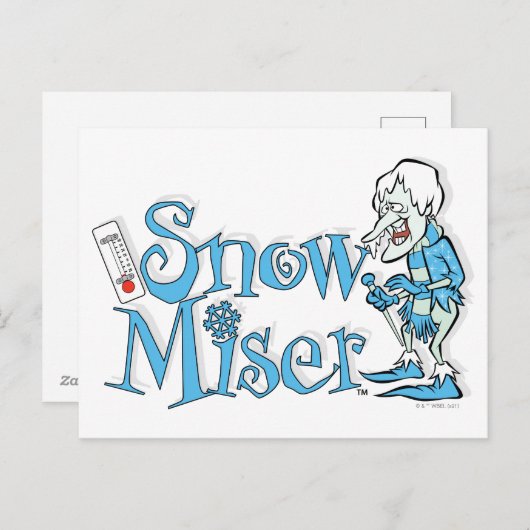 HET JAAR ZONDER SANTA CLAUS™ | Sneeuwpop Feestdagenkaart (Voorkant / Achterkant)