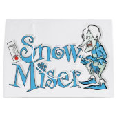 HET JAAR ZONDER SANTA CLAUS™ | Sneeuwpop Groot Cadeauzakje (Voorkant)