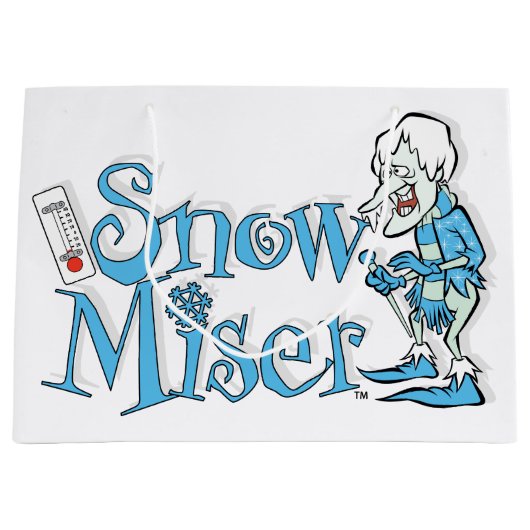 HET JAAR ZONDER SANTA CLAUS™ | Sneeuwpop Groot Cadeauzakje (Voorkant)