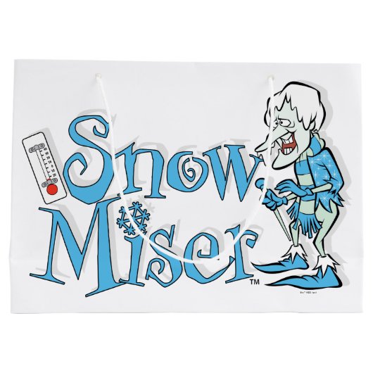 HET JAAR ZONDER SANTA CLAUS™ | Sneeuwpop Groot Cadeauzakje (Achterkant)