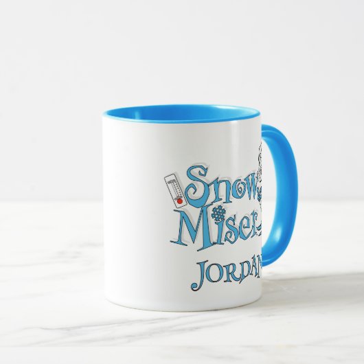 HET JAAR ZONDER SANTA CLAUS™ | Sneeuwpop Mok (Voorkant rechts)