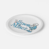 HET JAAR ZONDER SANTA CLAUS™ | Sneeuwpop Papieren Bordje (Gekanteld)